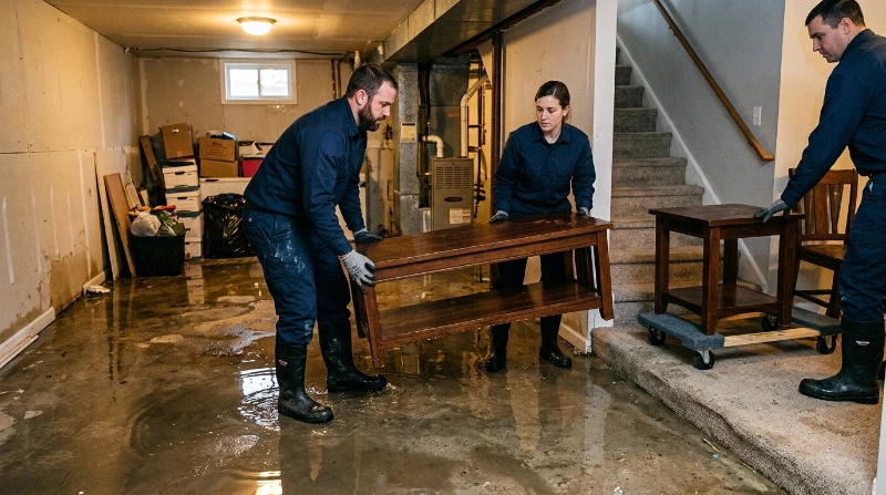 Professional water damage restoration equipment Wayne County Michigan — IICRC S500 structural drying